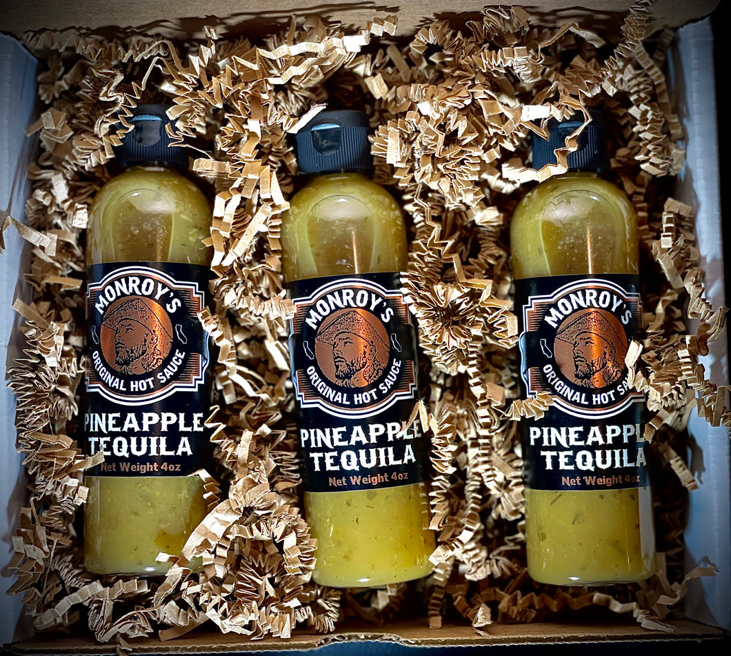 Pineapple Tequila Hot Sauce 3-Pack